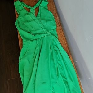 Emerald green dress